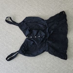 Abercrombie & Fitch blue lace to tank top XS